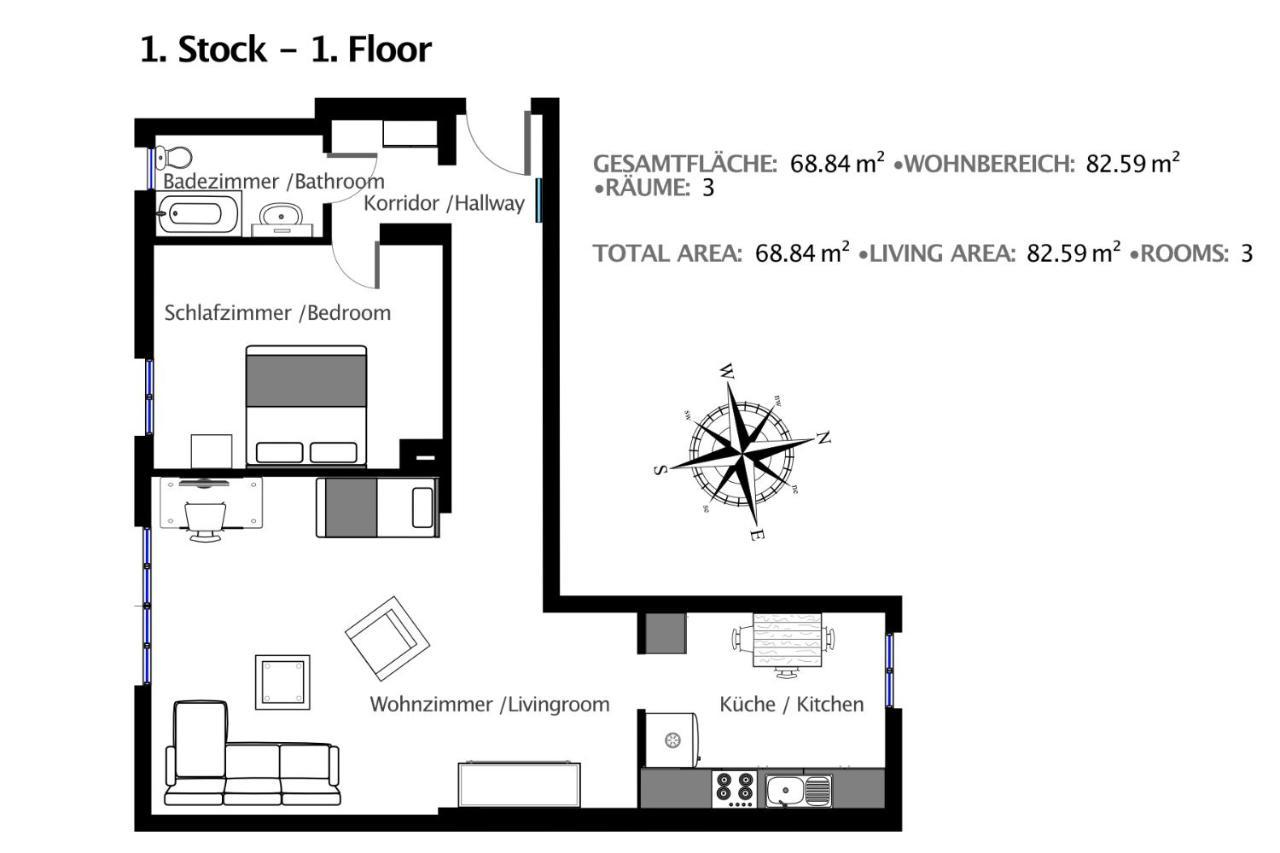 Cozy Boutique Apartment At Mt. Rigi Goldau Exterior photo